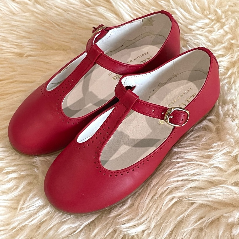 La Coqueta T bar shoes, Red, size 9.5